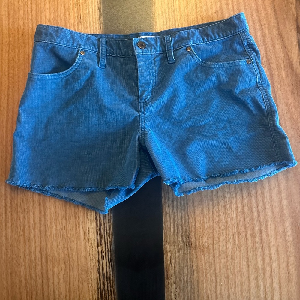 Carve Designs Corduroy Blue Dogtown Shorts 4”